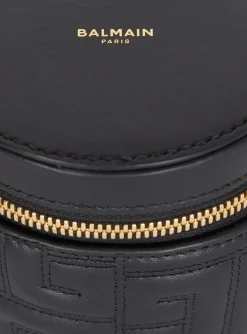 Women Balmain 1945 Quilted Leather Minaudi&egrave;re Bag