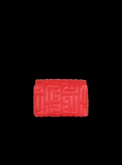 Women Balmain 1945 Soft Mini Bag In Quilted Leather