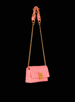 Women Balmain 1945 Soft Quilted Leather Mini Bag