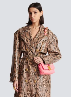 Women Balmain 1945 Soft Quilted Leather Mini Bag
