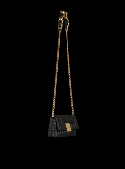 Women Balmain 1945 Soft Quilted Leather Mini Bag