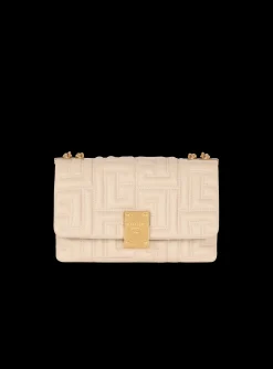 Women Balmain 1945 Soft Small Bag In Quilted Leather