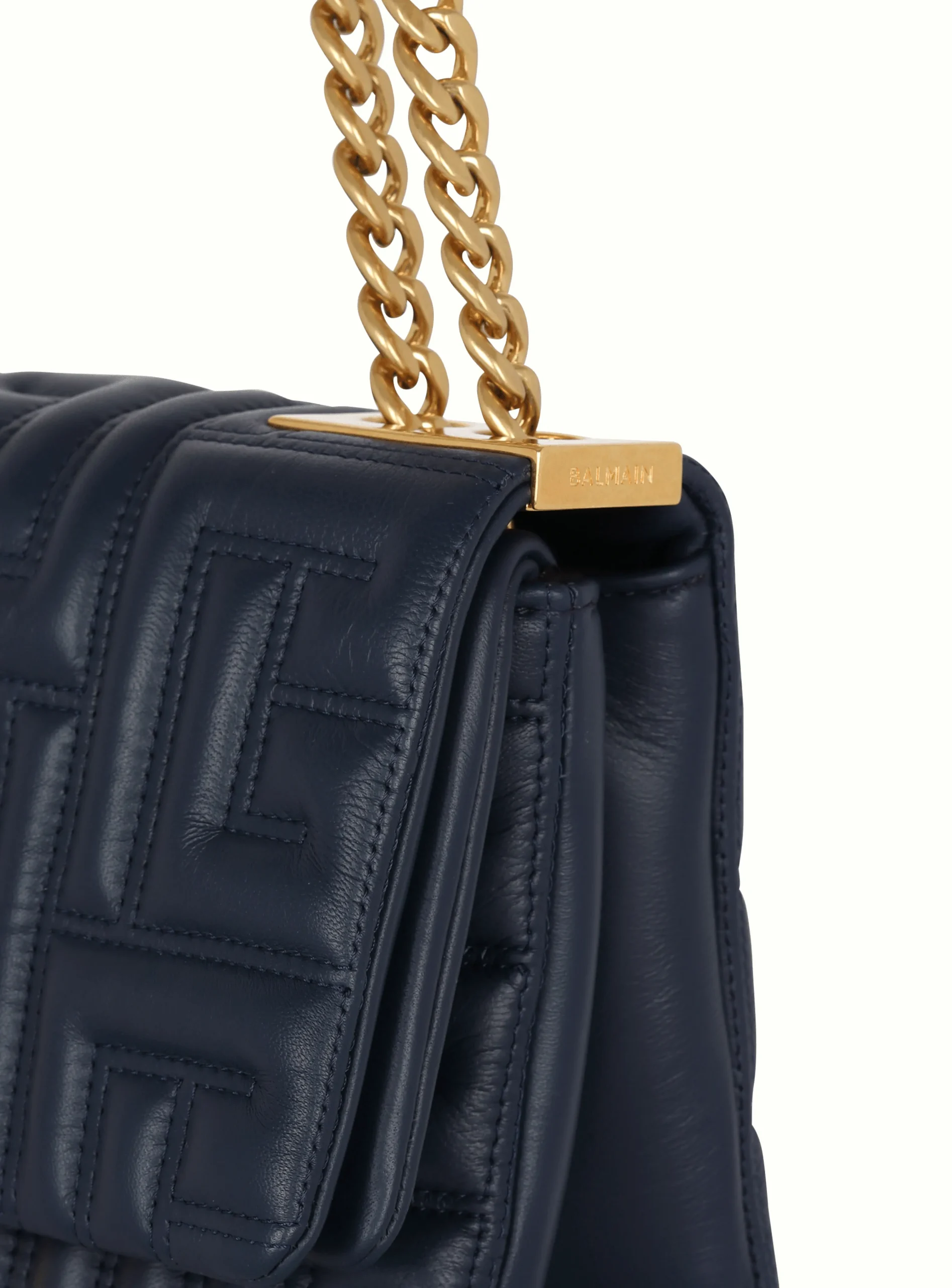 Women Balmain 1945 Soft Smooth Leather Bag