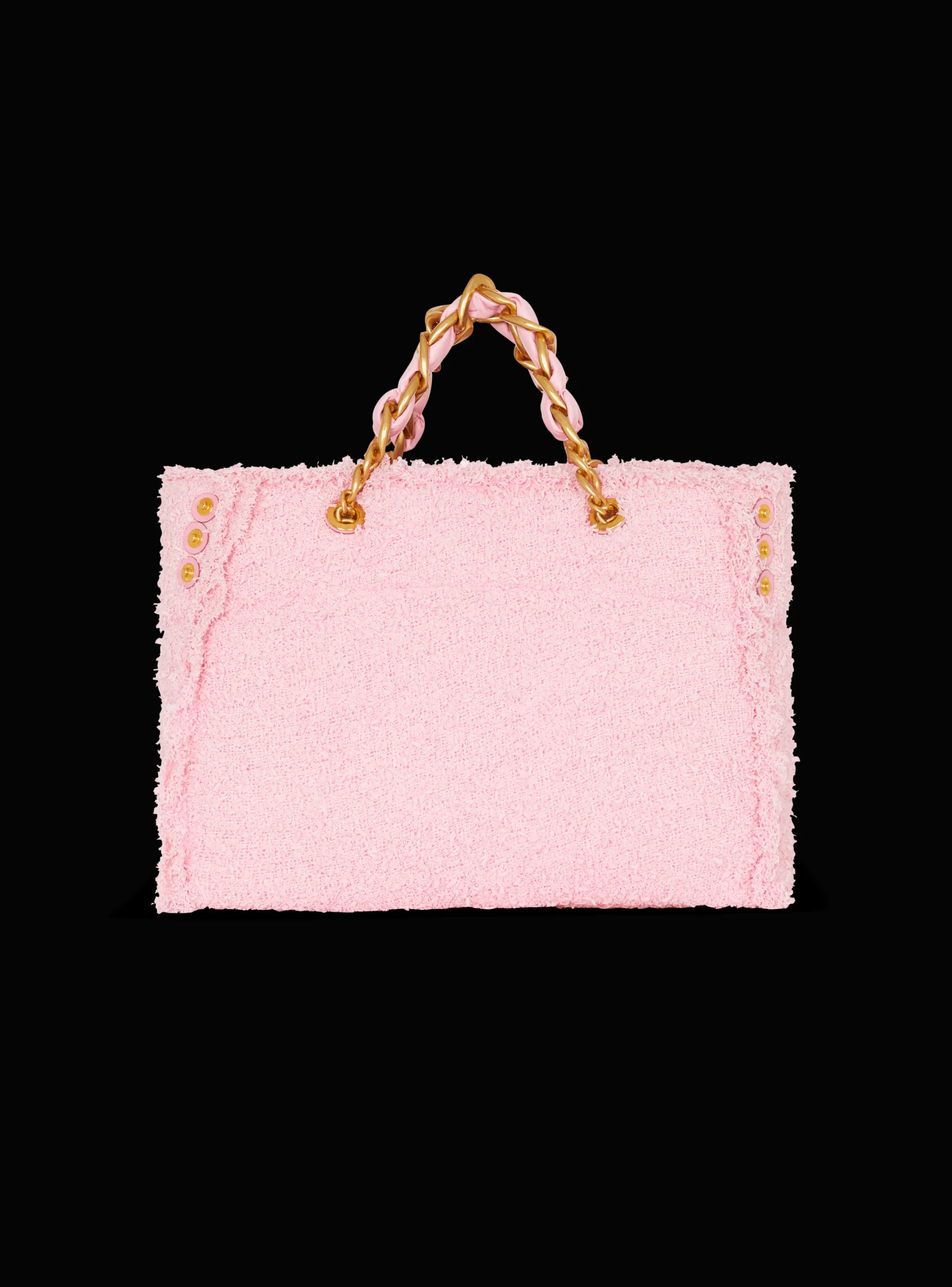 Women Balmain 1945 Soft Tweed Tote Bag