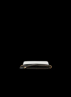 Women Balmain 1945 Soft Zipped Mini Bag In Embossed Leather