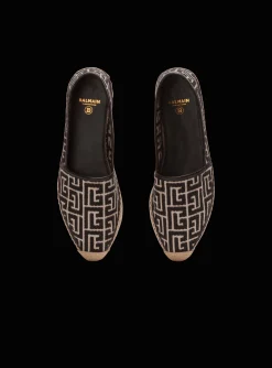 Women Balmain Alex Espadrilles With Jacquard Monogram