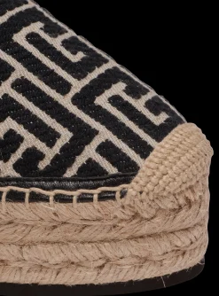 Women Balmain Alex Espadrilles With Jacquard Monogram