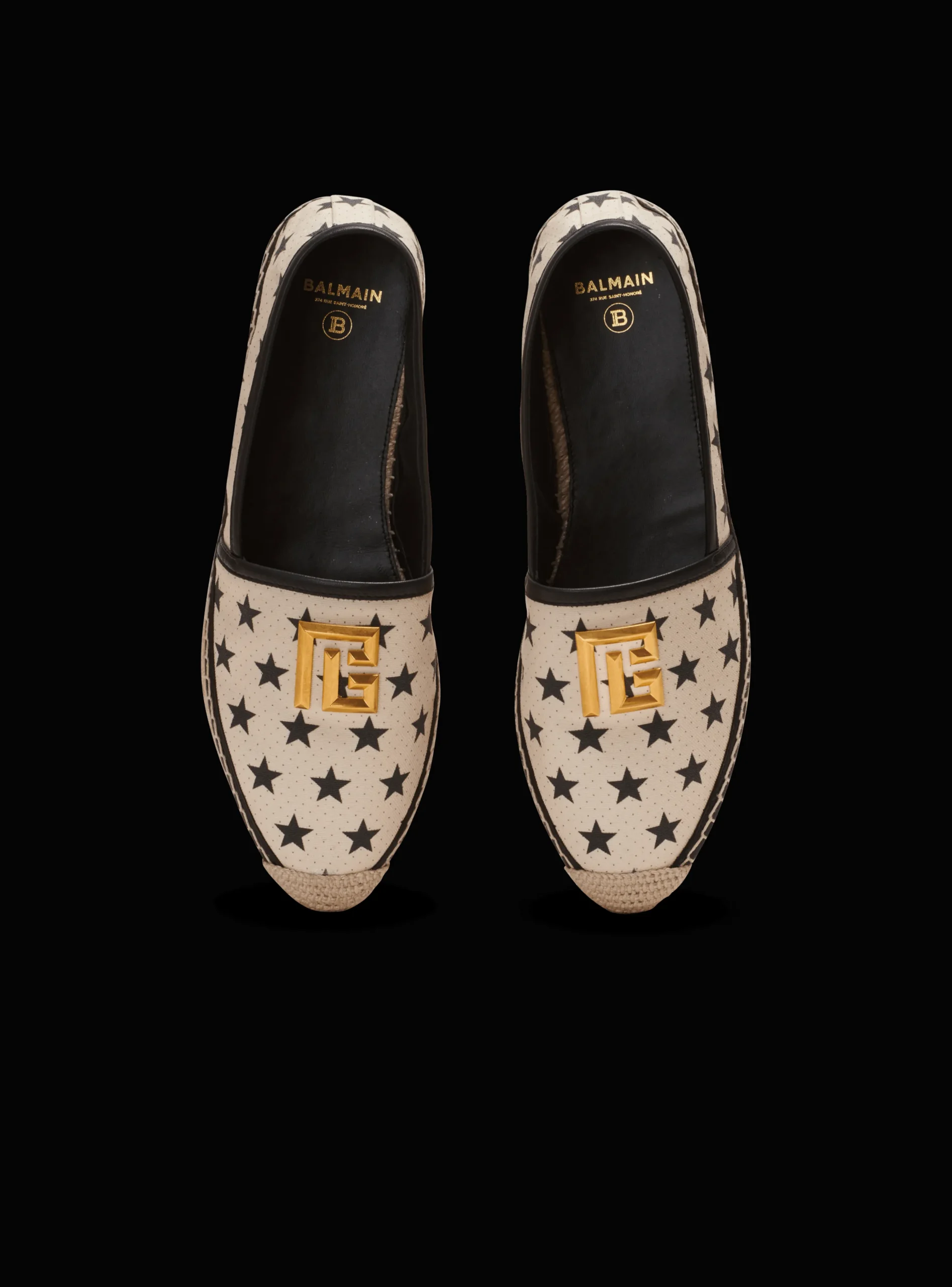 Women Balmain Alex Star Print Espadrilles
