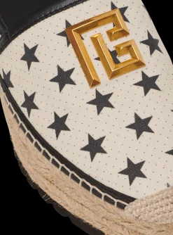 Women Balmain Alex Star Print Espadrilles