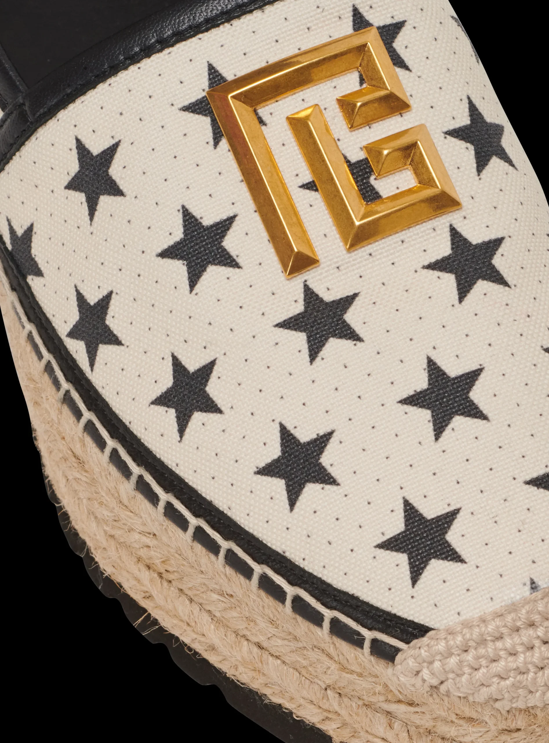 Women Balmain Alex Star Print Espadrilles