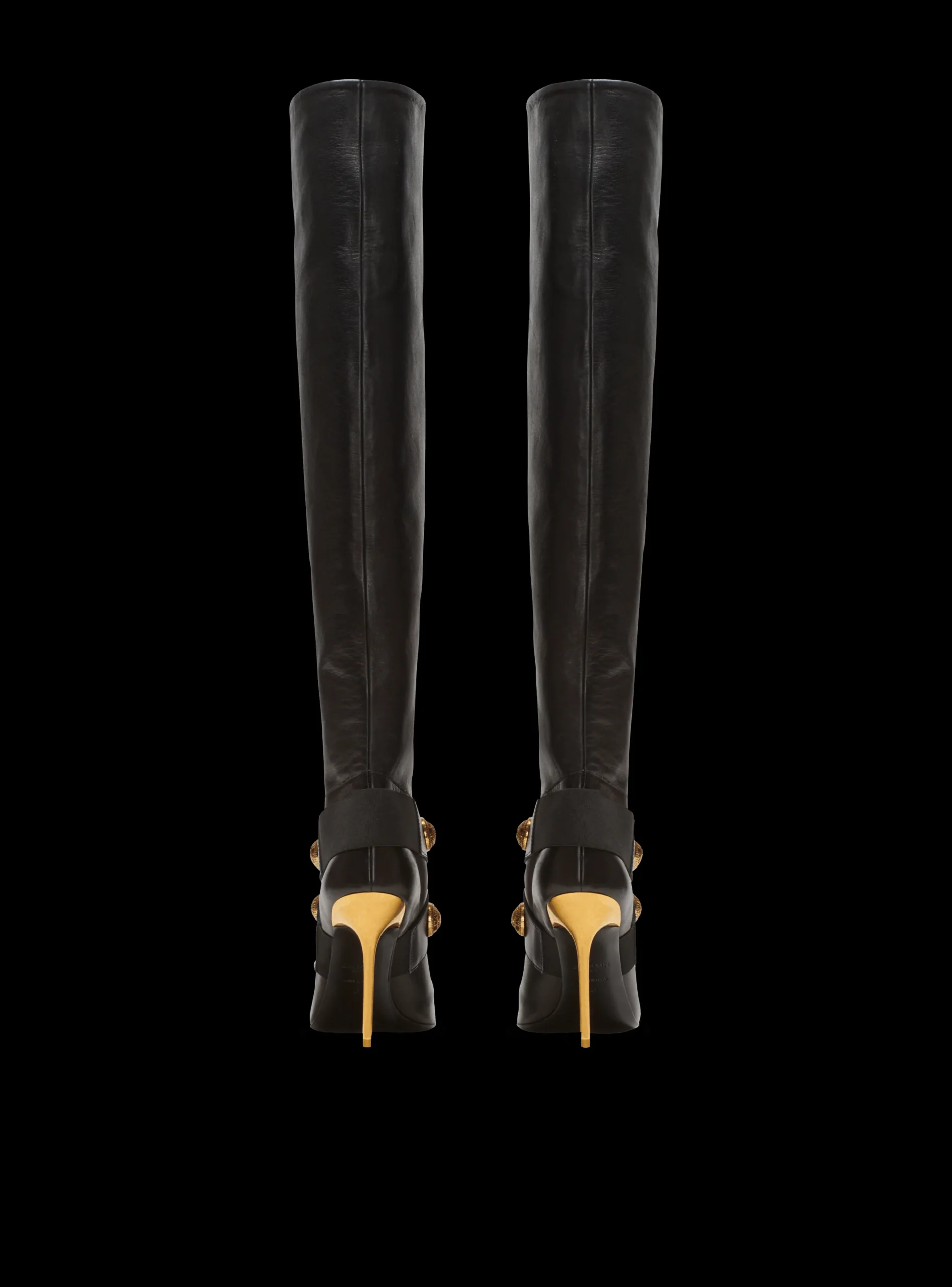 Women Balmain Alma Leather Boots