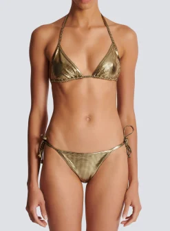 Women Balmain B Triangle Bikini