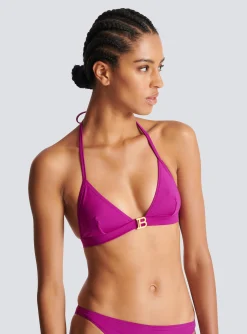 Women Balmain B Triangle Bikini