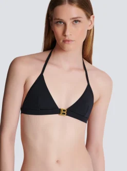 Women Balmain B Triangle Bikini