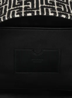 Balmain Backpack With Jacquard Monogram
