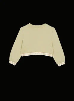 Kids/BOY Balmain Cropped Sweatshirt With Elastic