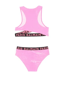 Kids Balmain Metal Bikini Bralette