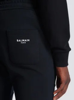 Balmain Paris Flocked Joggers