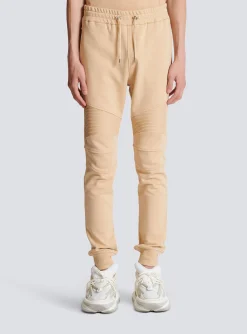 Balmain Paris Flocked Joggers