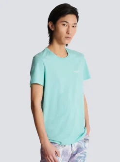 Balmain Paris Flocked Short-sleeved T-shirt