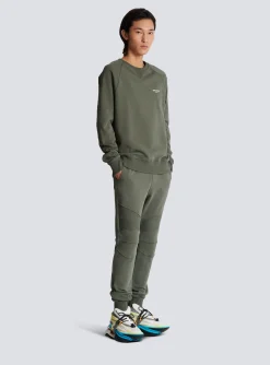 Balmain Paris Flocked Sweatshirt