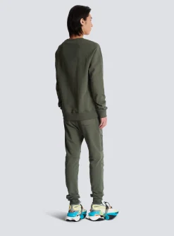 Balmain Paris Flocked Sweatshirt