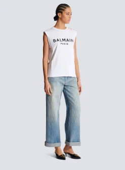 Women Balmain Paris Tank Top