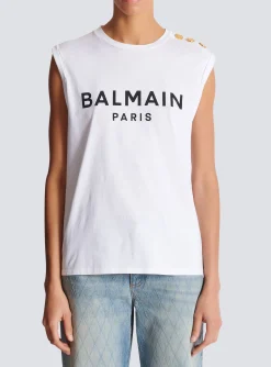 Women Balmain Paris Tank Top