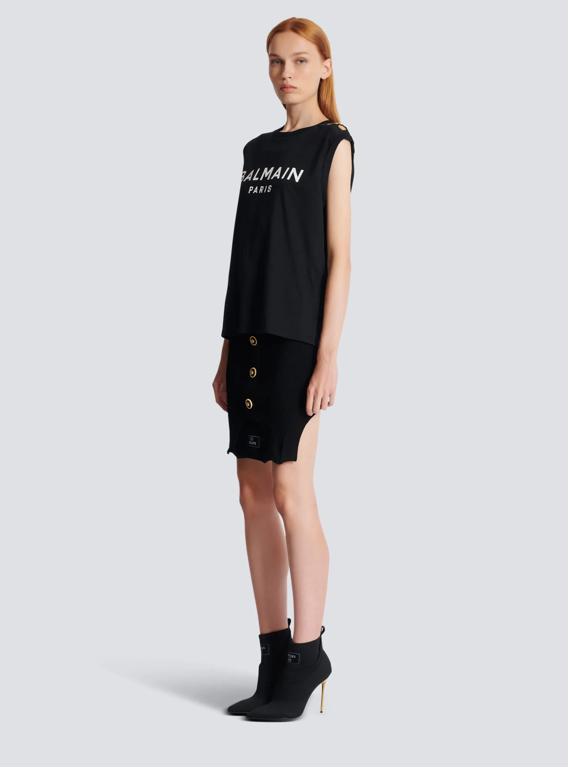 Women Balmain Paris Tank Top