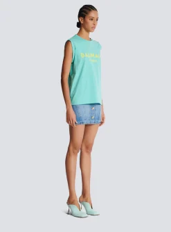 Women Balmain Paris Tank Top