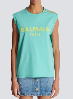 Women Balmain Paris Tank Top