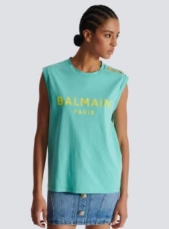 Women Balmain Paris Tank Top