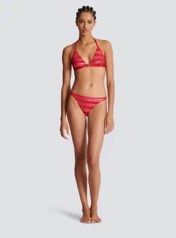 Women Balmain Paris Triangle Bikini
