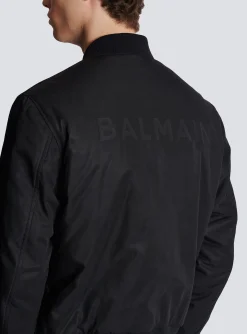 Balmain PB Nylon Bomber Jacket