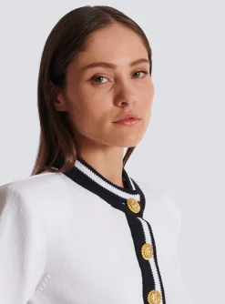 Women Balmain Signature Knit Cardigan
