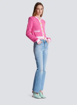Women Balmain Signature Knit Cardigan