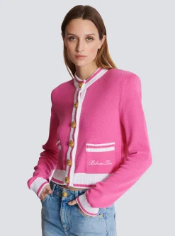 Women Balmain Signature Knit Cardigan
