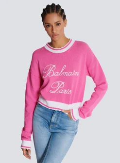 Women Balmain Signature Knit Jumper