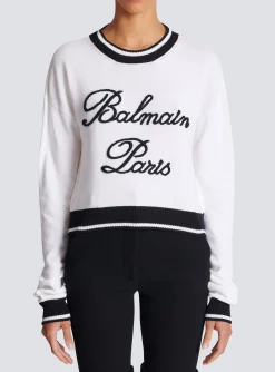 Women Balmain Signature Knit Jumper