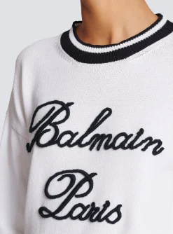 Women Balmain Signature Knit Jumper