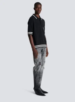 Balmain Signature Polo Shirt