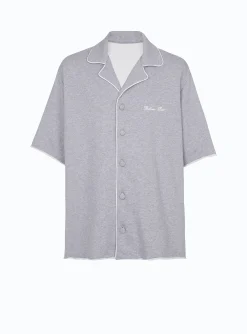 Balmain Signature Short-sleeved Shirt In Jersey