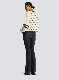 Women Balmain Signature Stars Sweater