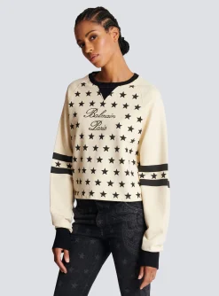 Women Balmain Signature Stars Sweater