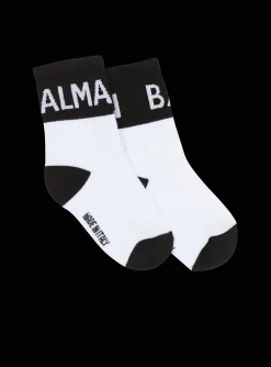 Kids/BOY Balmain Two-tone Socks