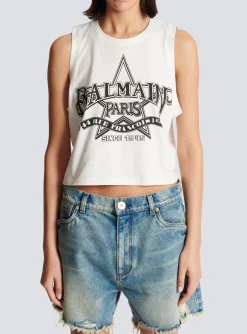 Women Balmain Western Tank Top