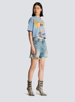 Women Balmain Western T-shirt