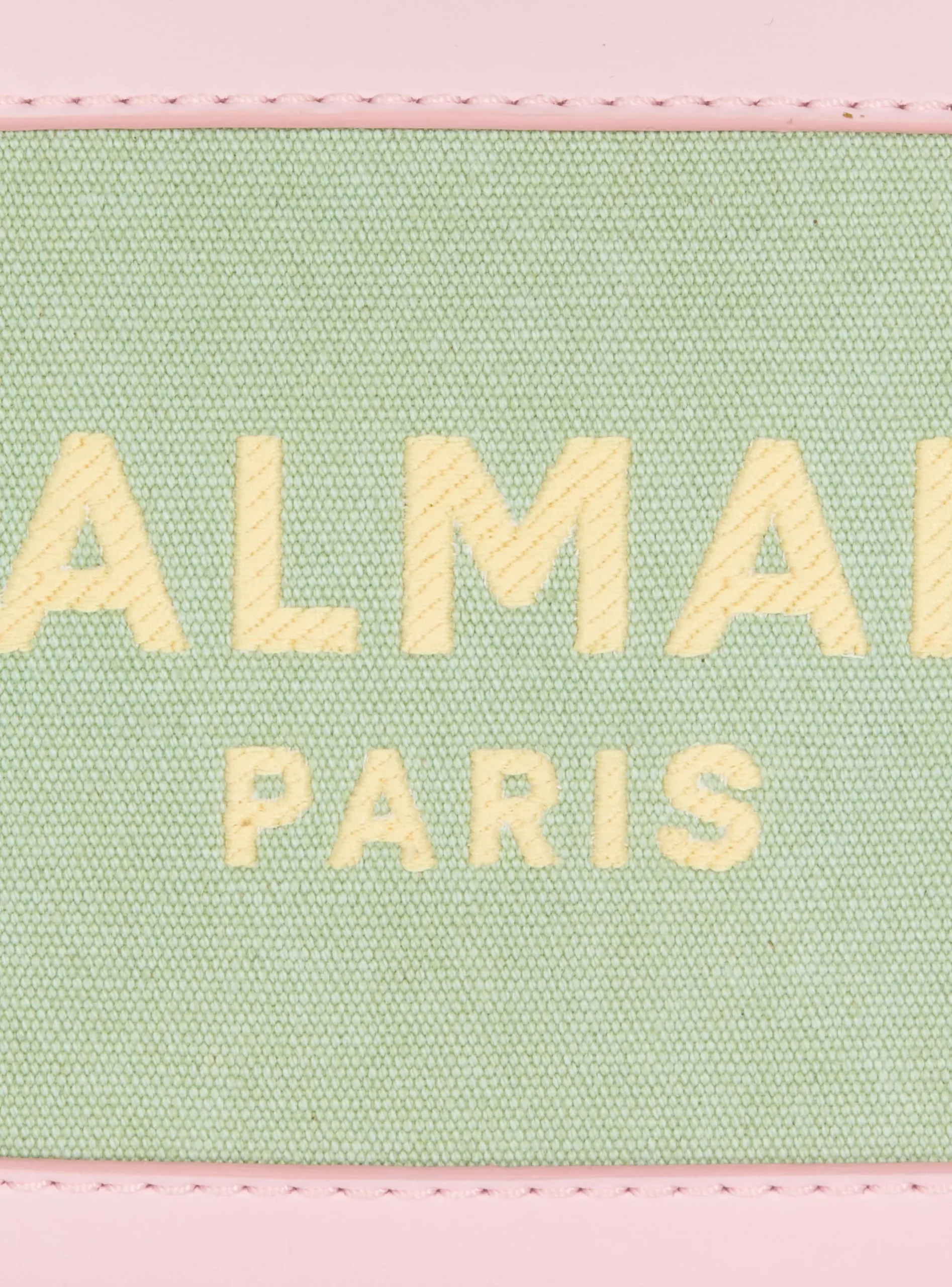 Balmain B-Army Camera Case In Canvas And Leather