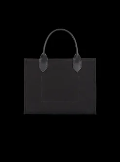 Women Balmain B-Army Canvas And Leather Tote Bag