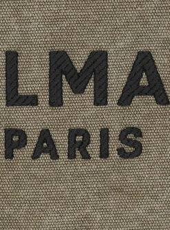 Women Balmain B-Army Canvas And Leather Clutch